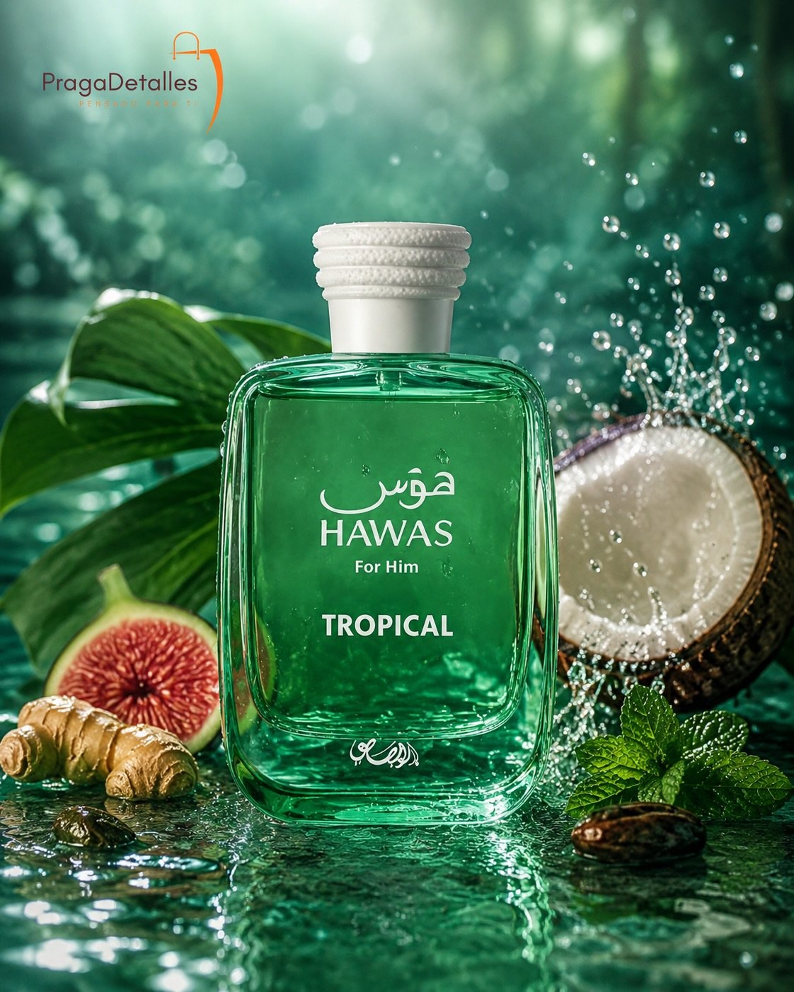 Rasasi Hawas Tropical — fragancia fresca